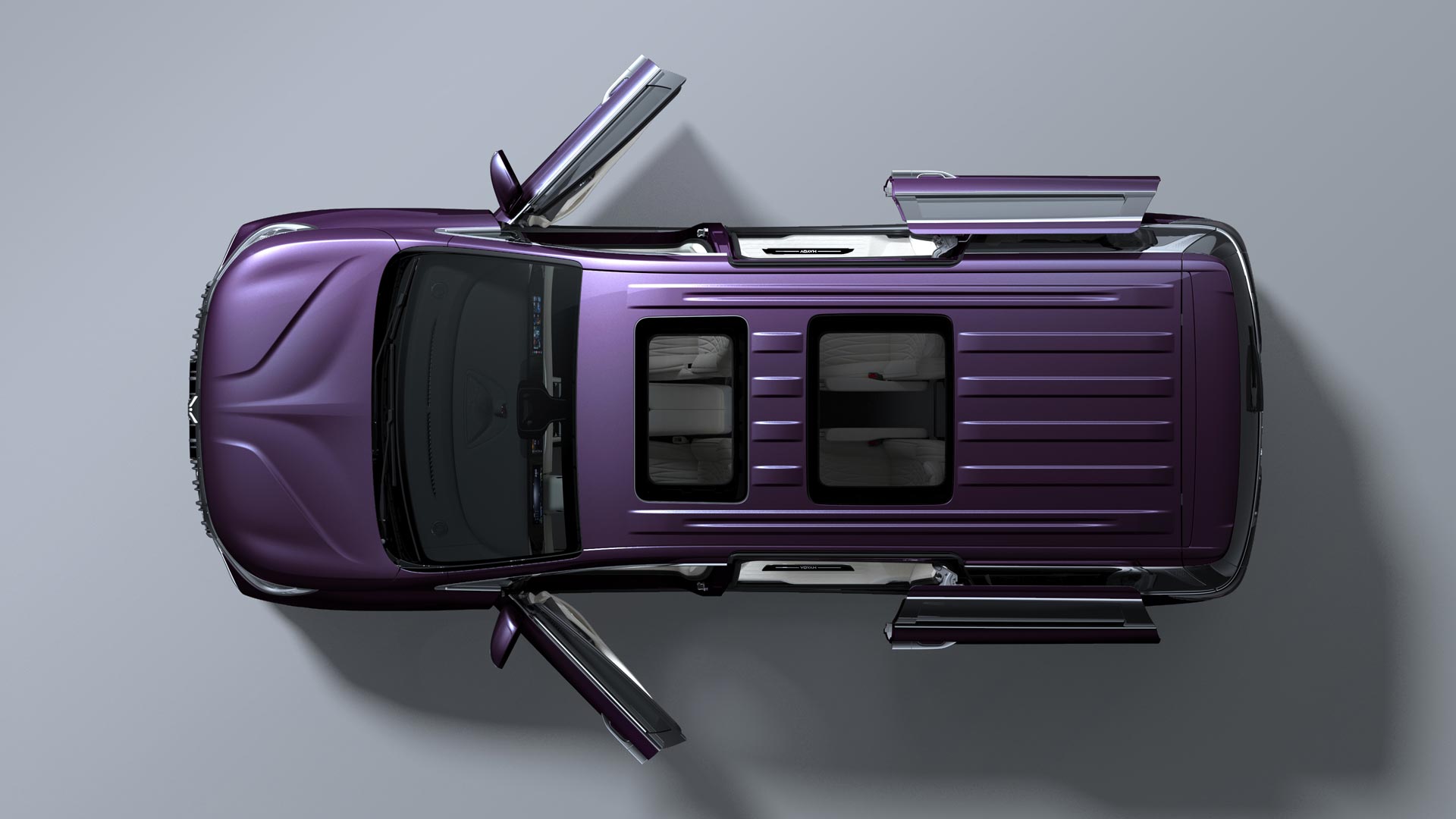 Elektryczne drzwi przesuwne po obu stronach