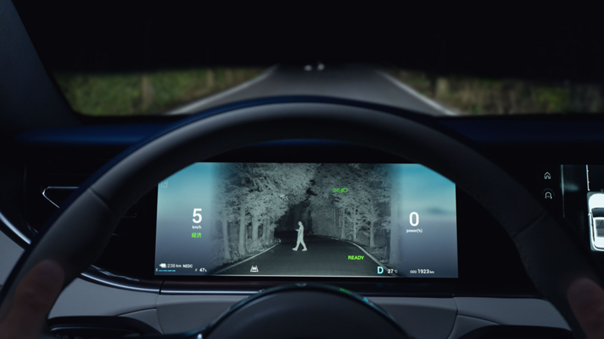 Inteligentny, aktywny system noktowizyjny (NVS)